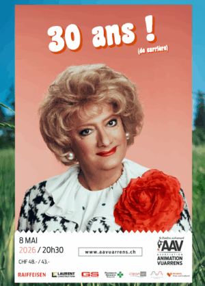 Marie-Thérèse Porchet - 30ans <br>ven 8 mai 26
