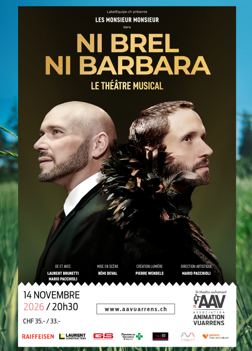 Ni Brel, Ni Barbara<br>sam 14 novembre 2026